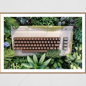 Stampa artistica Commodore 64 su carta fotografica, c64 Stampa artistica Urbex 24x36 (60,9x91,4 cm)