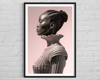 Art Print of a Fashion Icon - Fashion Poster Limited Edition Photographic Print on 260 g Hahnemühle Paper