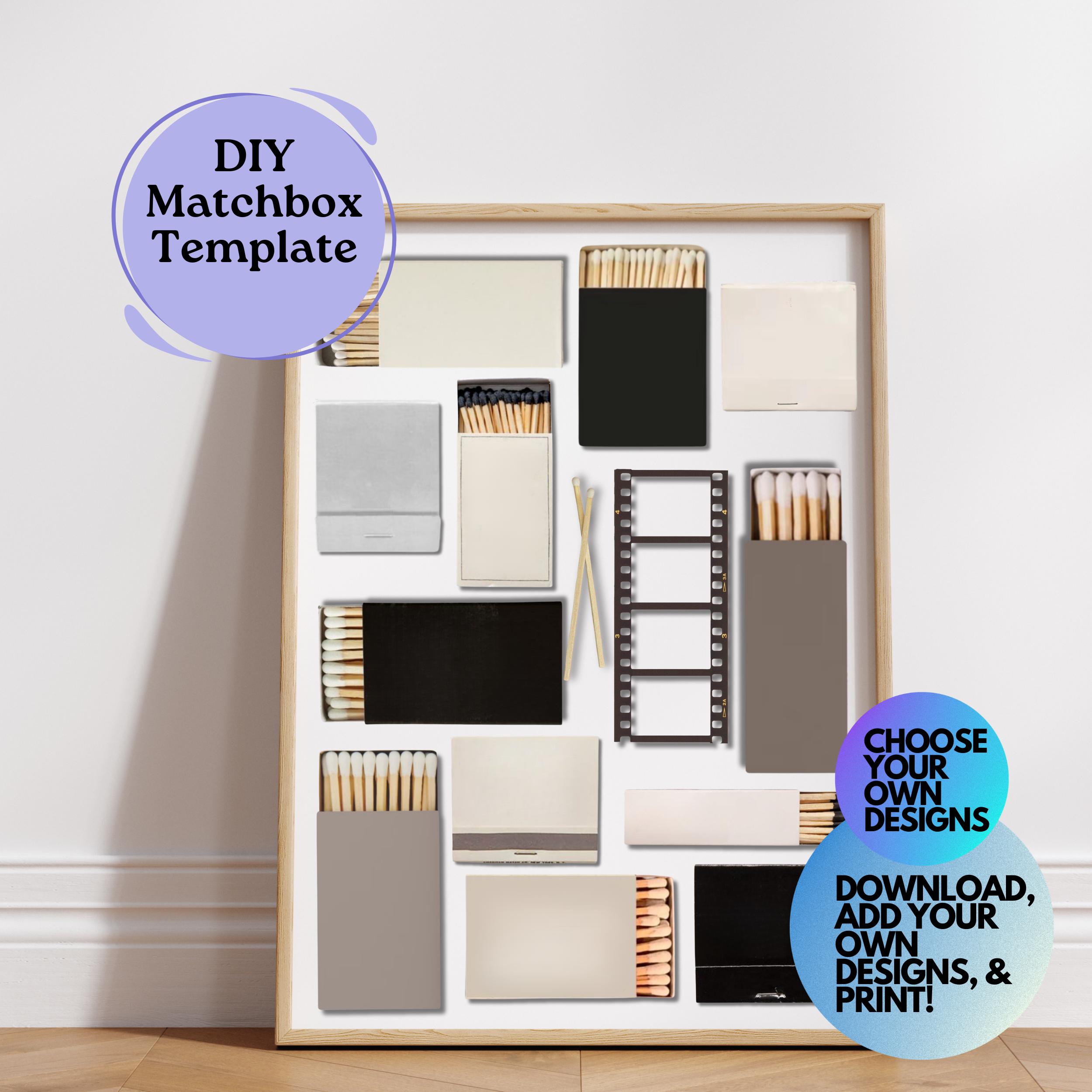 Editable Matchbook Poster Template: Minimalist Neutral Decor (digital ...