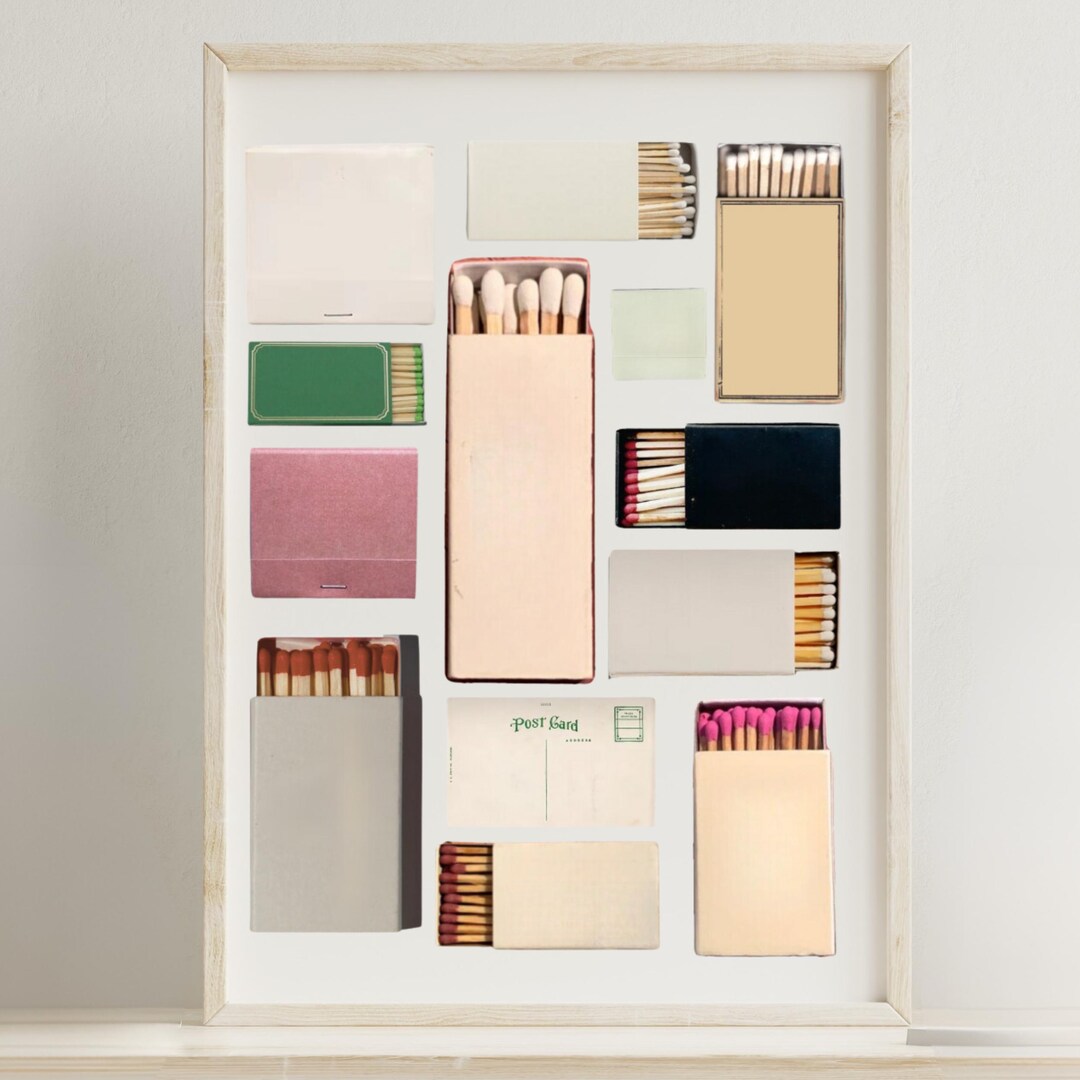 Editable Matchbook Poster Template | Blank Matchbook Template | Digital ...