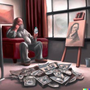LONELY AI ART