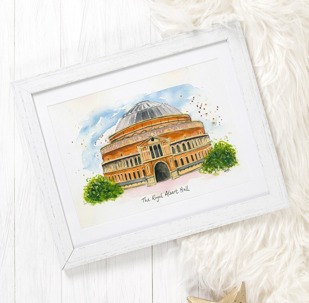 Royal Albert Hall Art Print - Etsy UK