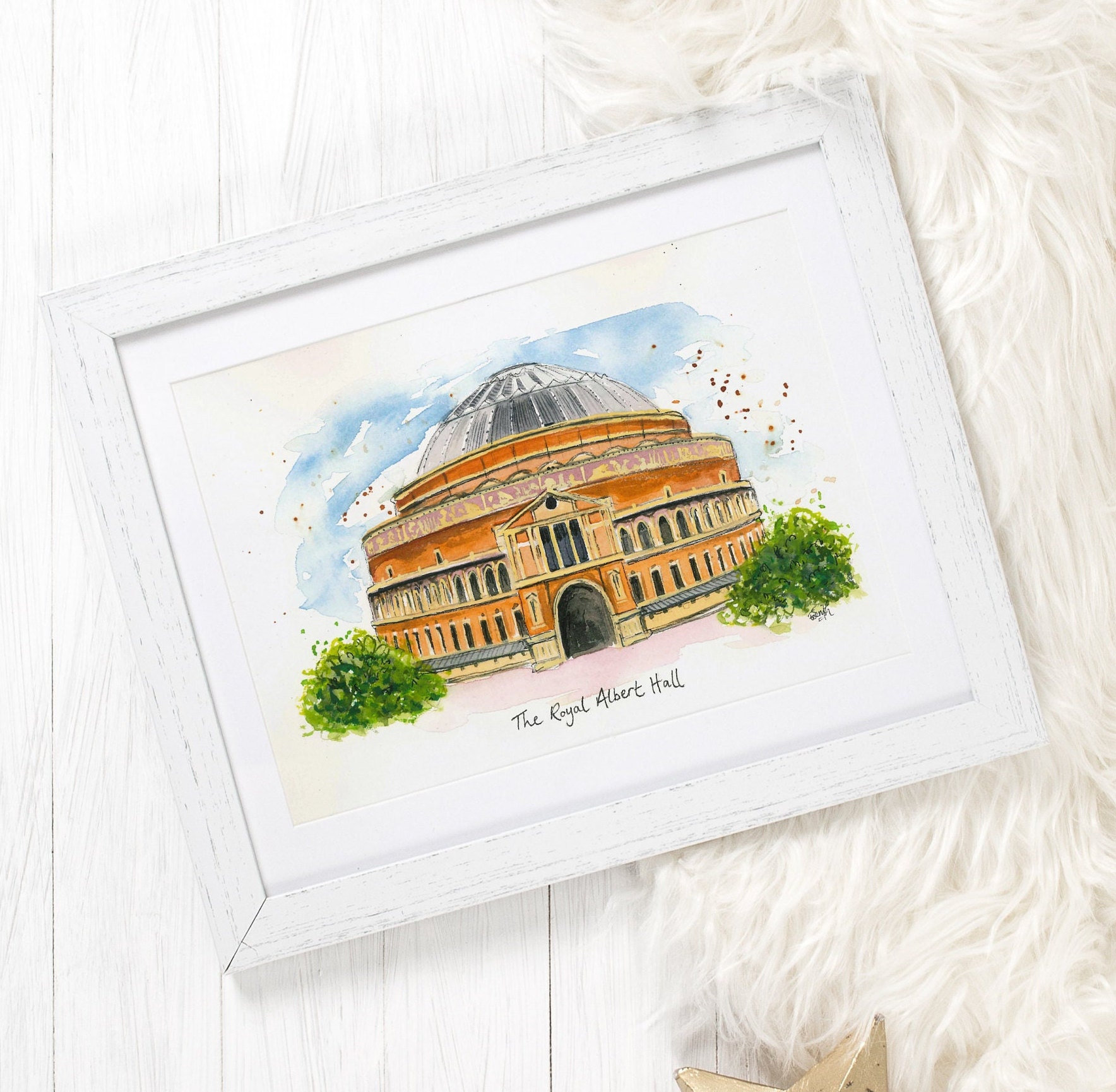 Royal Albert Hall Art Print - Etsy UK