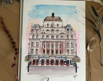 His Majesty's Theatre 'Phantom of the Opera' Art Print