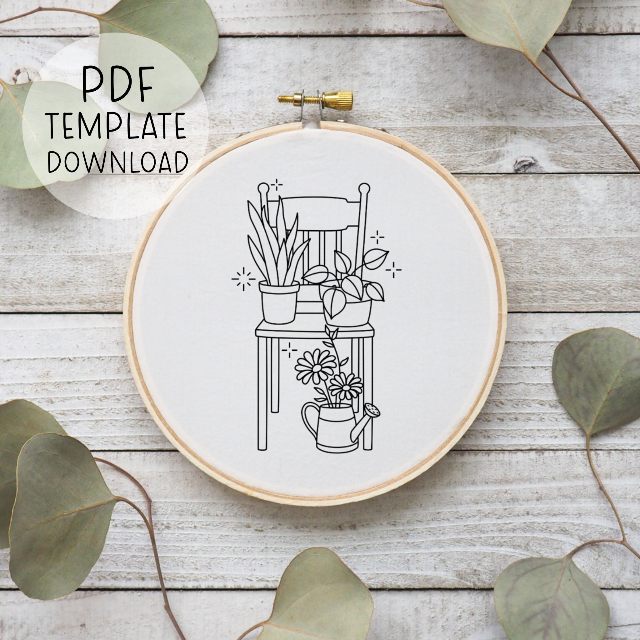 Spring Embroidery Pattern BUNDLE, Cute Spring Embroidery Designs ...