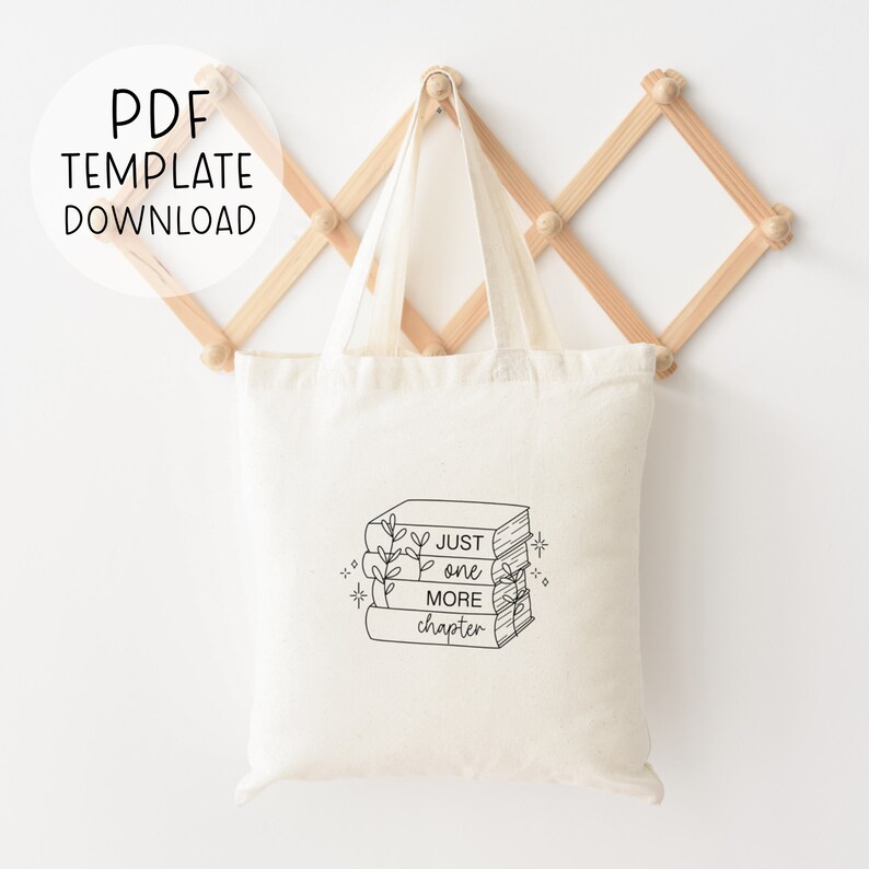Just One More Chapter Embroidery Pattern Download, Reading Book Decor, Book Hand Embroidery, DIY Embroidery Book Design, Book Lover Gift image 4