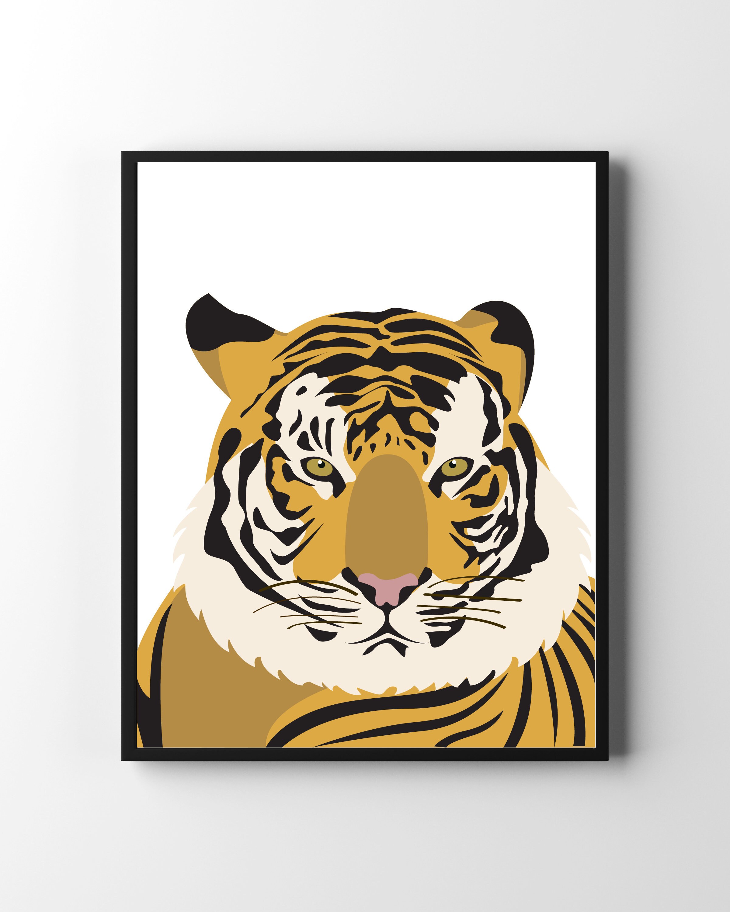 Tiger | Animal Digital Download - Etsy
