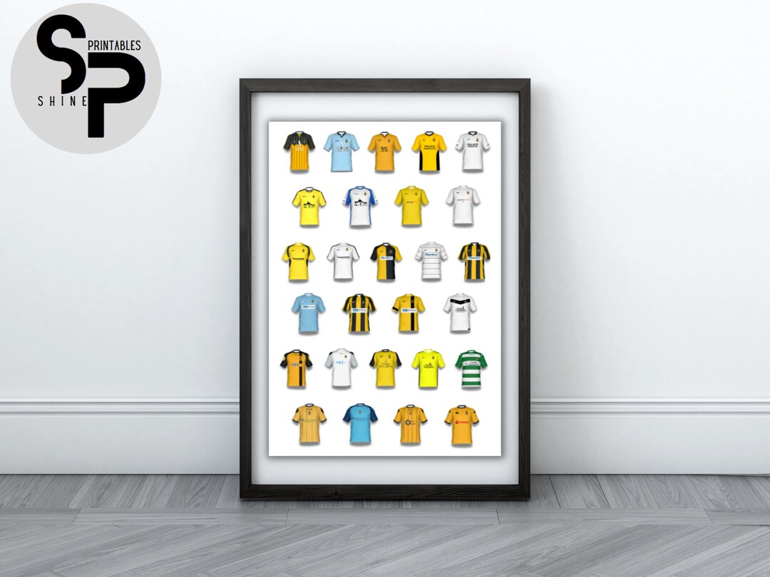 Southport FC Home/away Kits, Poster Print, UK Free Delivery - Etsy