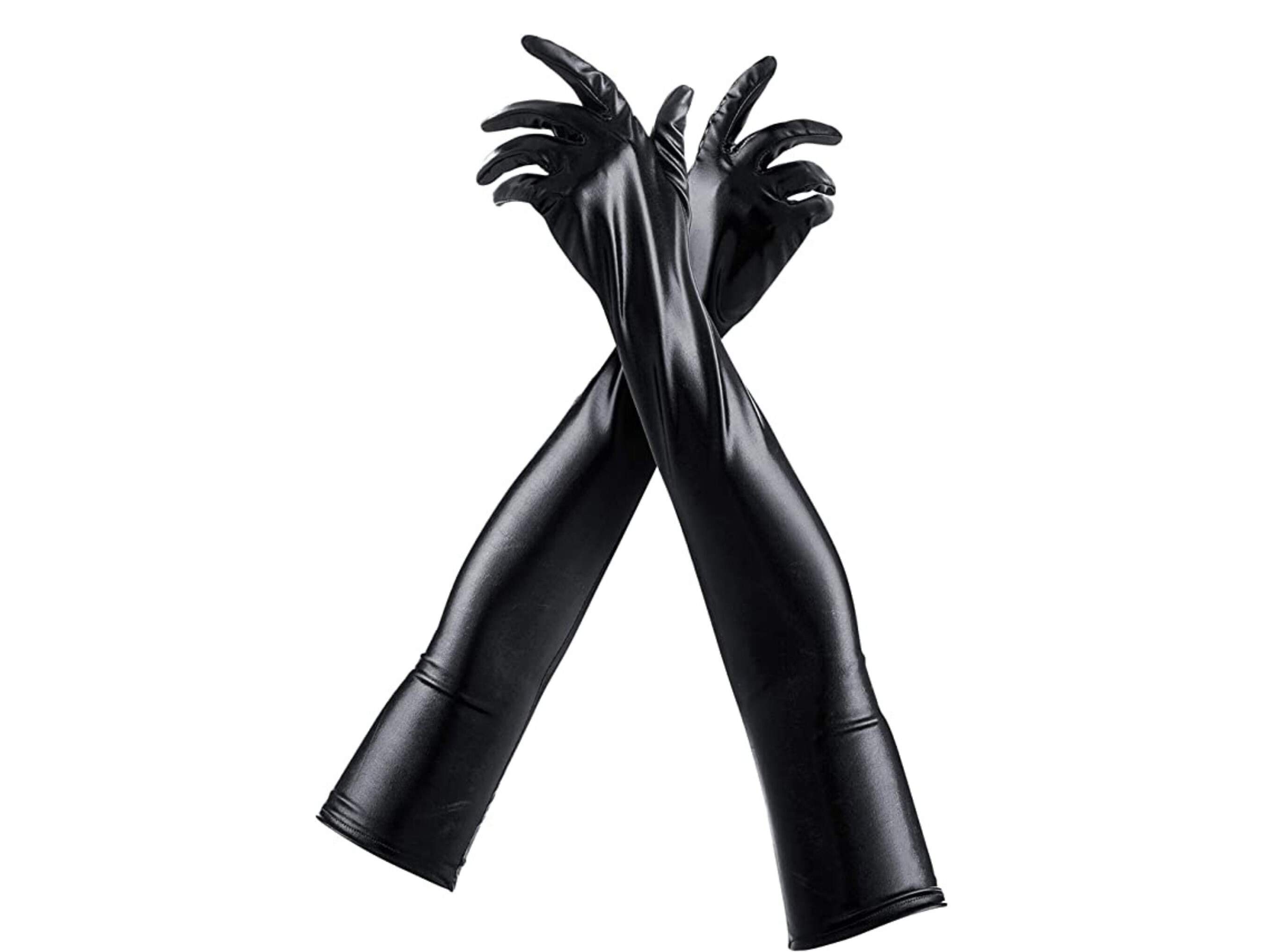 Pin Up Doll Long Wet Look Gloves Long Gloves For Women Cosplay Gloves pin-up-doll-long-wet-look-gloves-long-gloves-for-women-cosplay-gloves