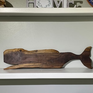 Cute Live Edge Sperm Whale