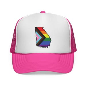 Georgia Gay Pride State Mesh Cap Trucker Hat