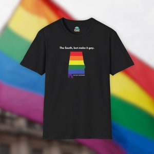 Alabama Gay Pride State Softstyle T-Shirt