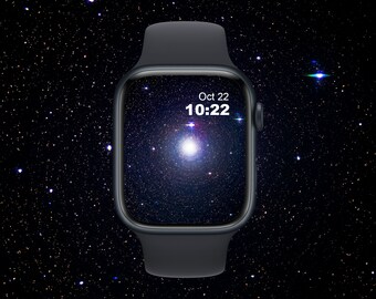 Deep Space Multi-Galaxy Glow Space Wallpaper for your Apple Watch | Galaxy Pictures | Astrophotography | Digital Download