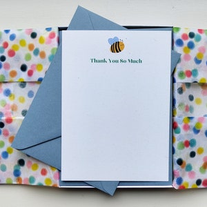 Biglietto Bumblebee - biglietto di ringraziamento personalizzato - cancelleria a forma di ape - biglietto di ringraziamento a forma di ape - cancelleria personalizzata - biglietto di ringraziamento - 5x7 pollici