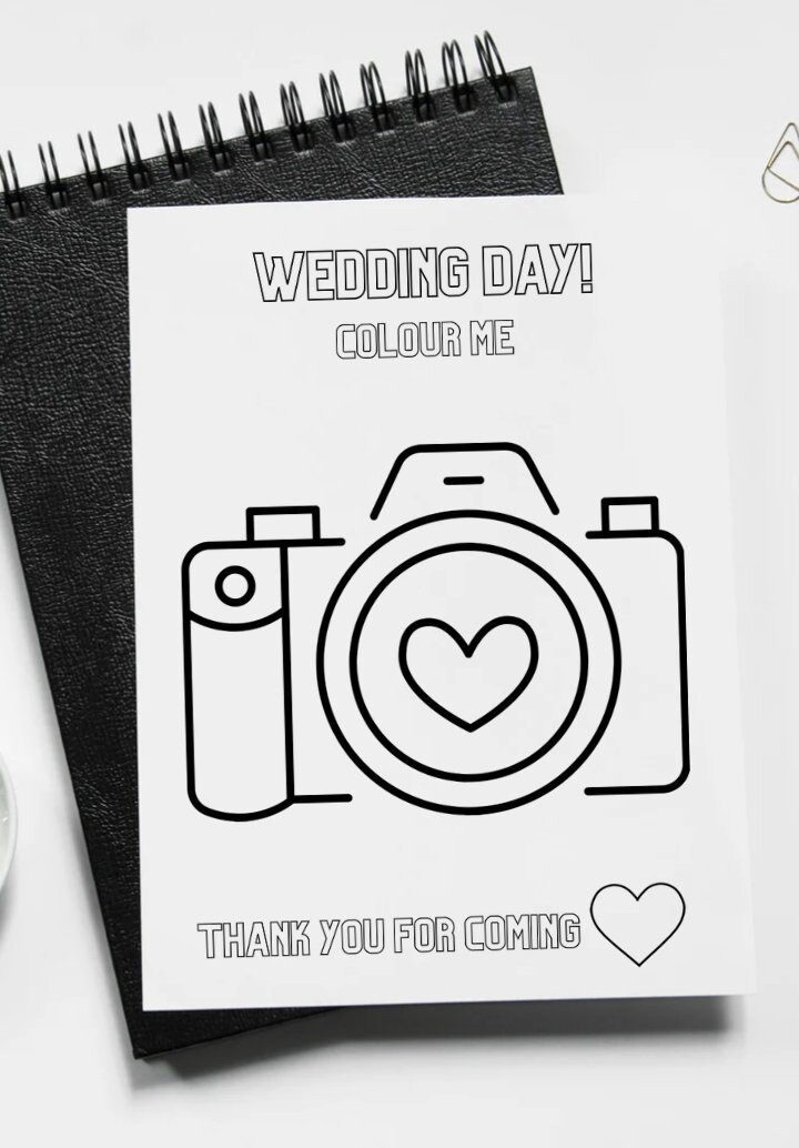Wedding Activity Book for Kids Wedding Coloring Book Kids Activity Kits ...