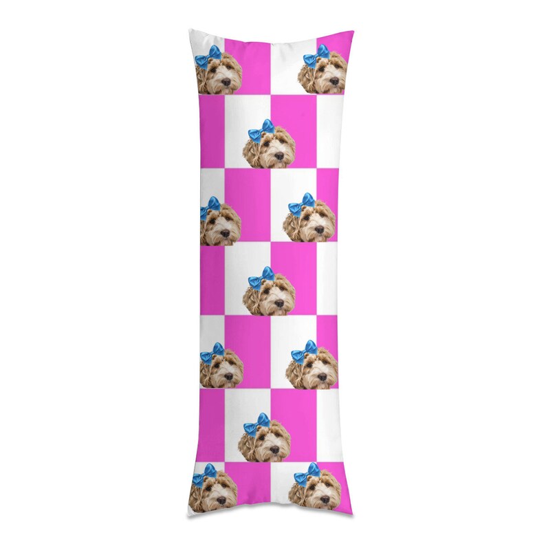 Custom Body Pillow With Dog Face Etsy