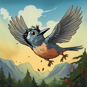 The Adventures of Archie the Acadian Flycatcher: Flying Home - verhaal, fascinerende feiten en 100 kleurplaten"