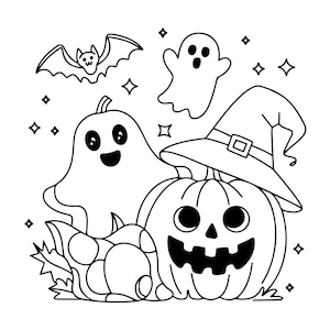 Spooky Cutie: Adorable Creepy Creatures in Cozy Hygge Moments Coloring Book
