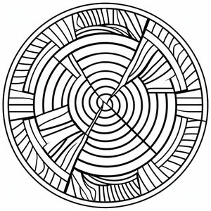 大人向けの複雑な幾何学模様の塗り絵 150 ページ - PDF ダウンロード
