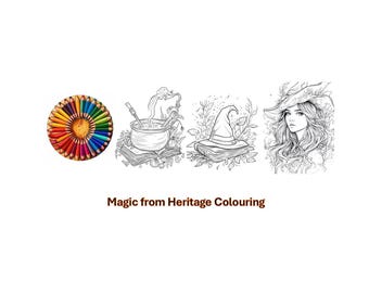 Open Magic Coloring Pages: 300 Mystical Designs (PDF & JPG/PNG Download)