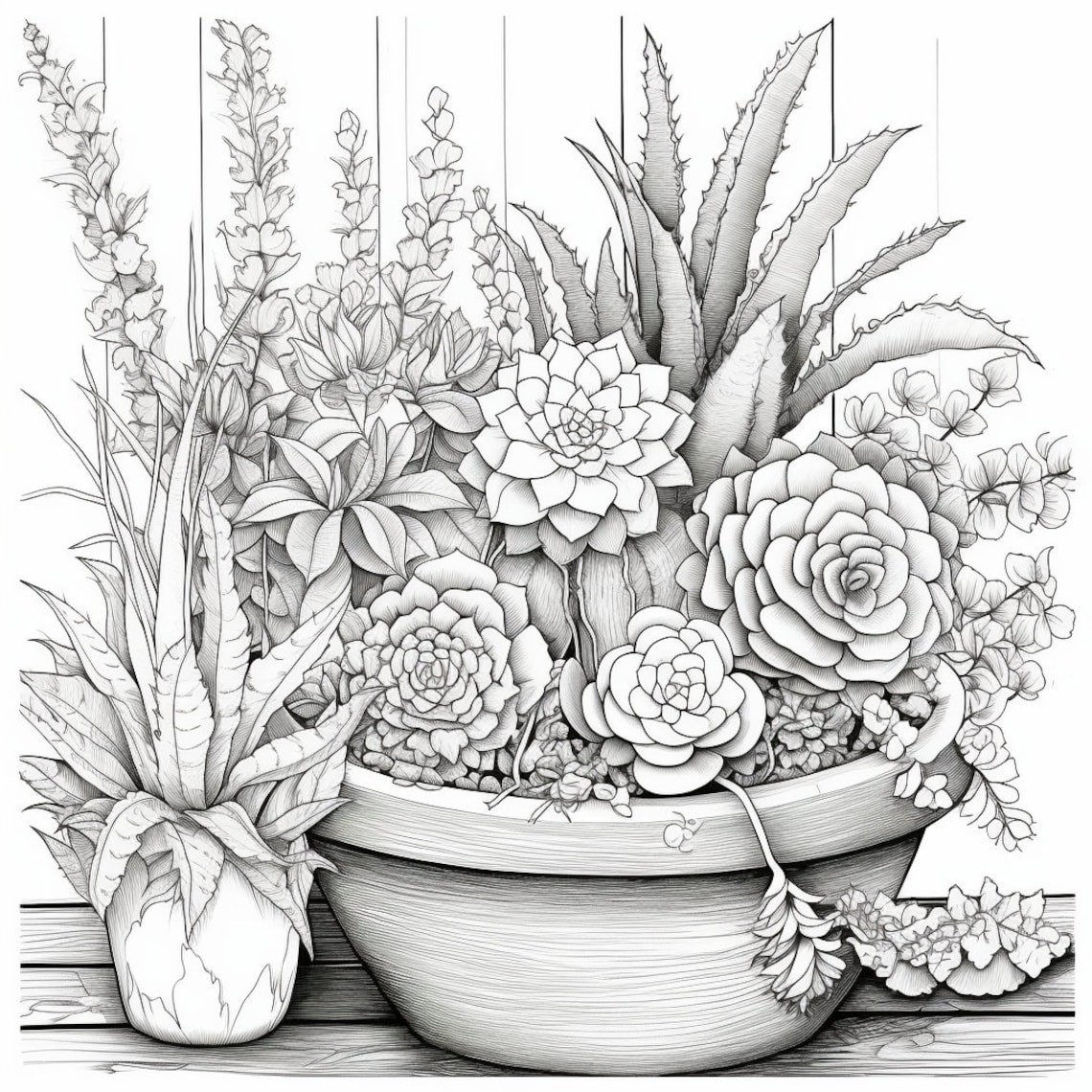 108 Pages of Botanical Bliss part 1 Printable PDF Coloring - Etsy Canada