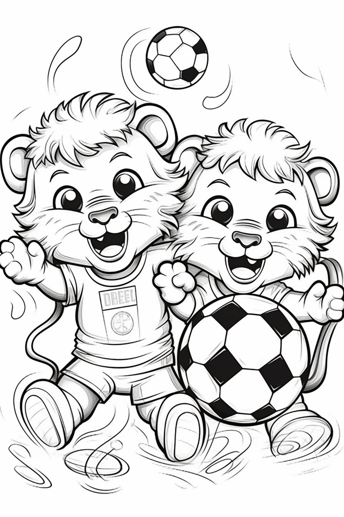 Five Printable Lion Coloring Pages - PDF Download for Kids & Adults - Etsy