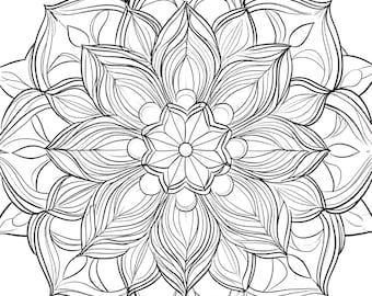 100 pages à colorier de mandalas : relaxation pour adultes à imprimer (téléchargement PDF)