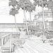 50 Beach Huts and Houses Coloring PDF - Coastal Home Art, Instant ...
