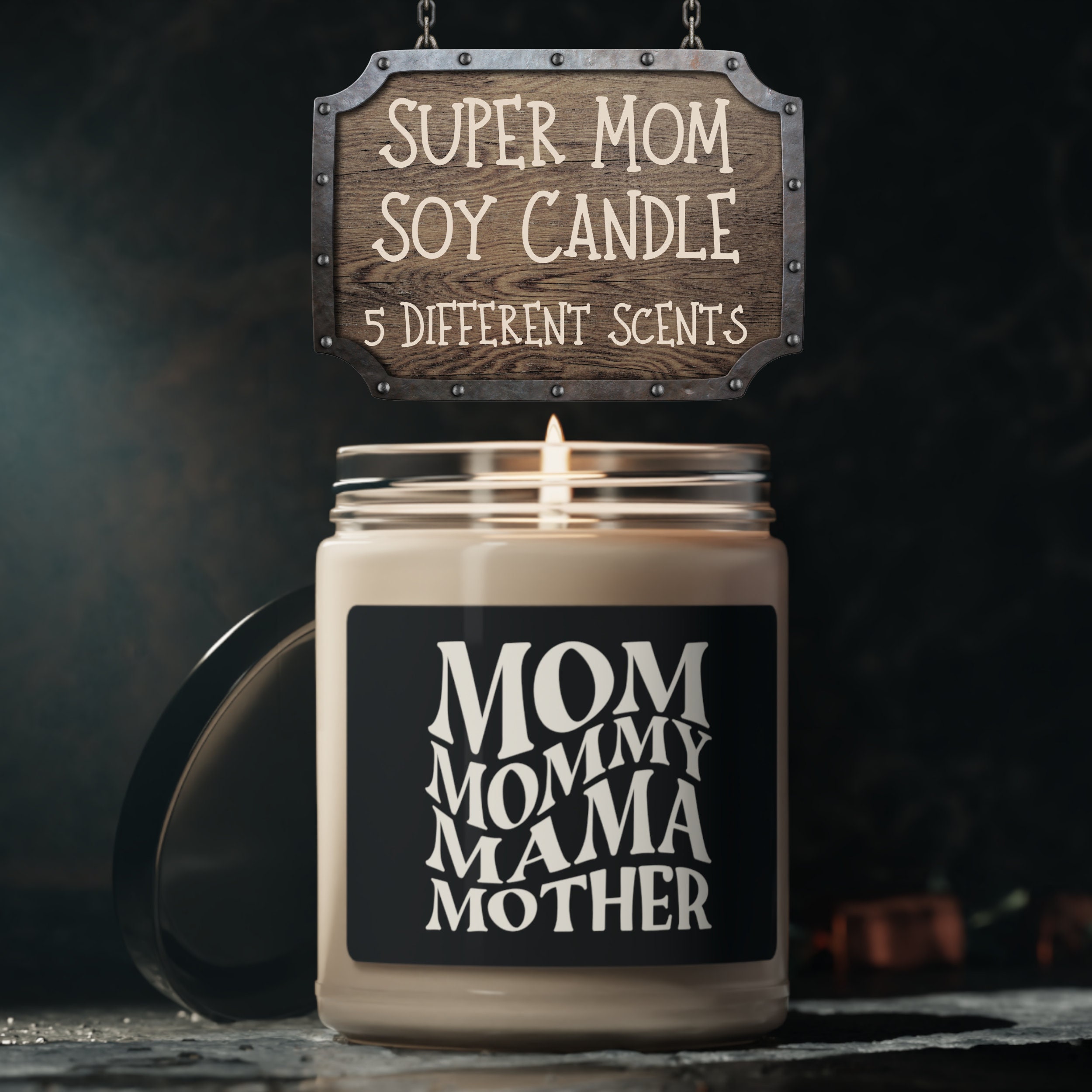 Super Mom Soy Candle – The Card Bureau