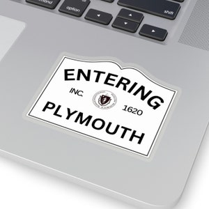 Entering Plymouth Sticker