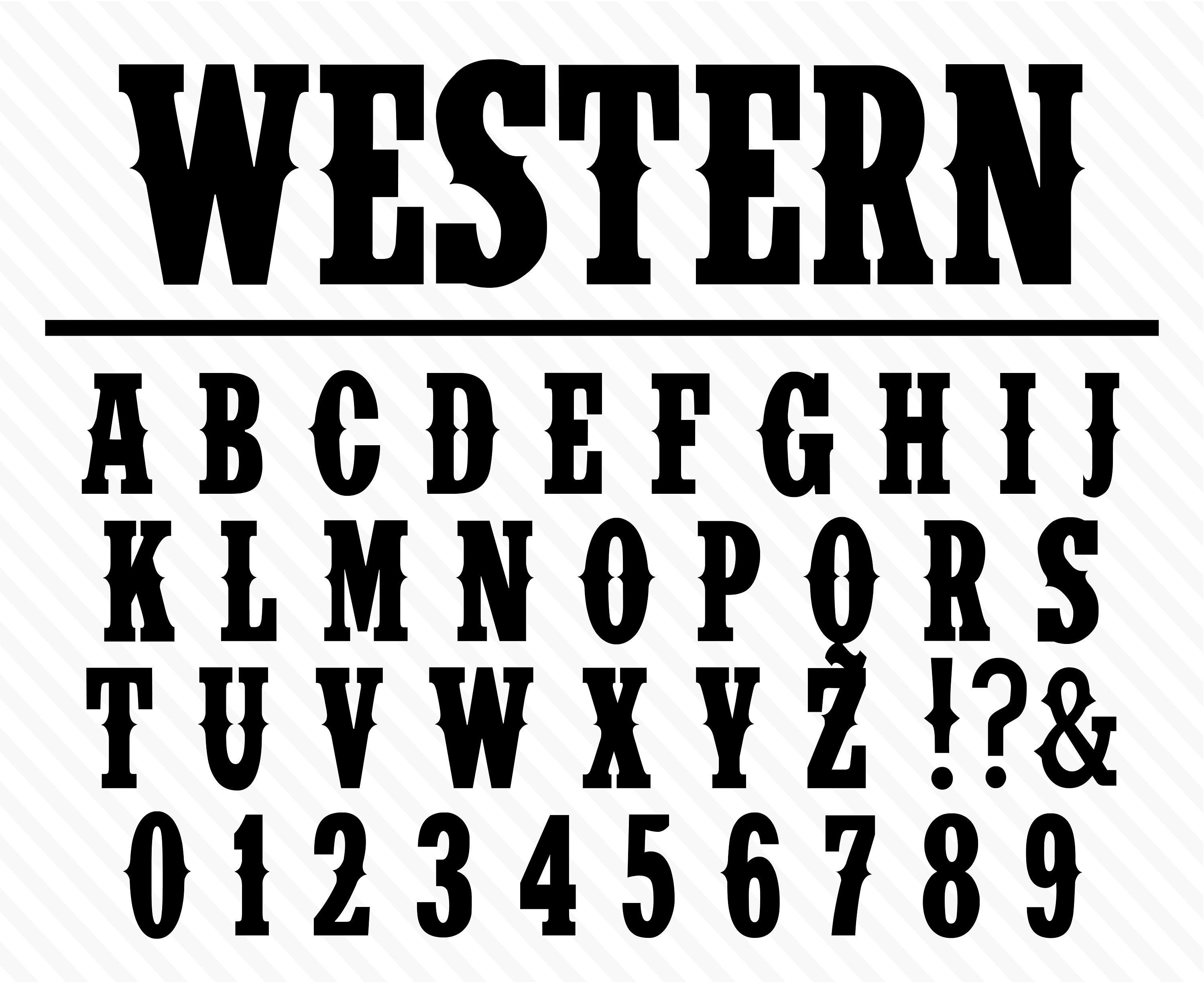 Western Font Wild West Font Old West Font Western Font Styles - Etsy UK