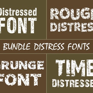 Distressed Font Grunge Font Distressed Letters Font Distressed Font For Cricut Rough Font Thirsty Rough Font Distressed Script Font