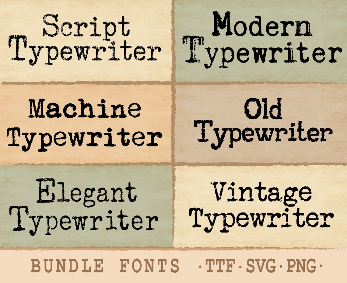 Typewriter Font Type Font American Typewriter Font Old Typewriter Font
