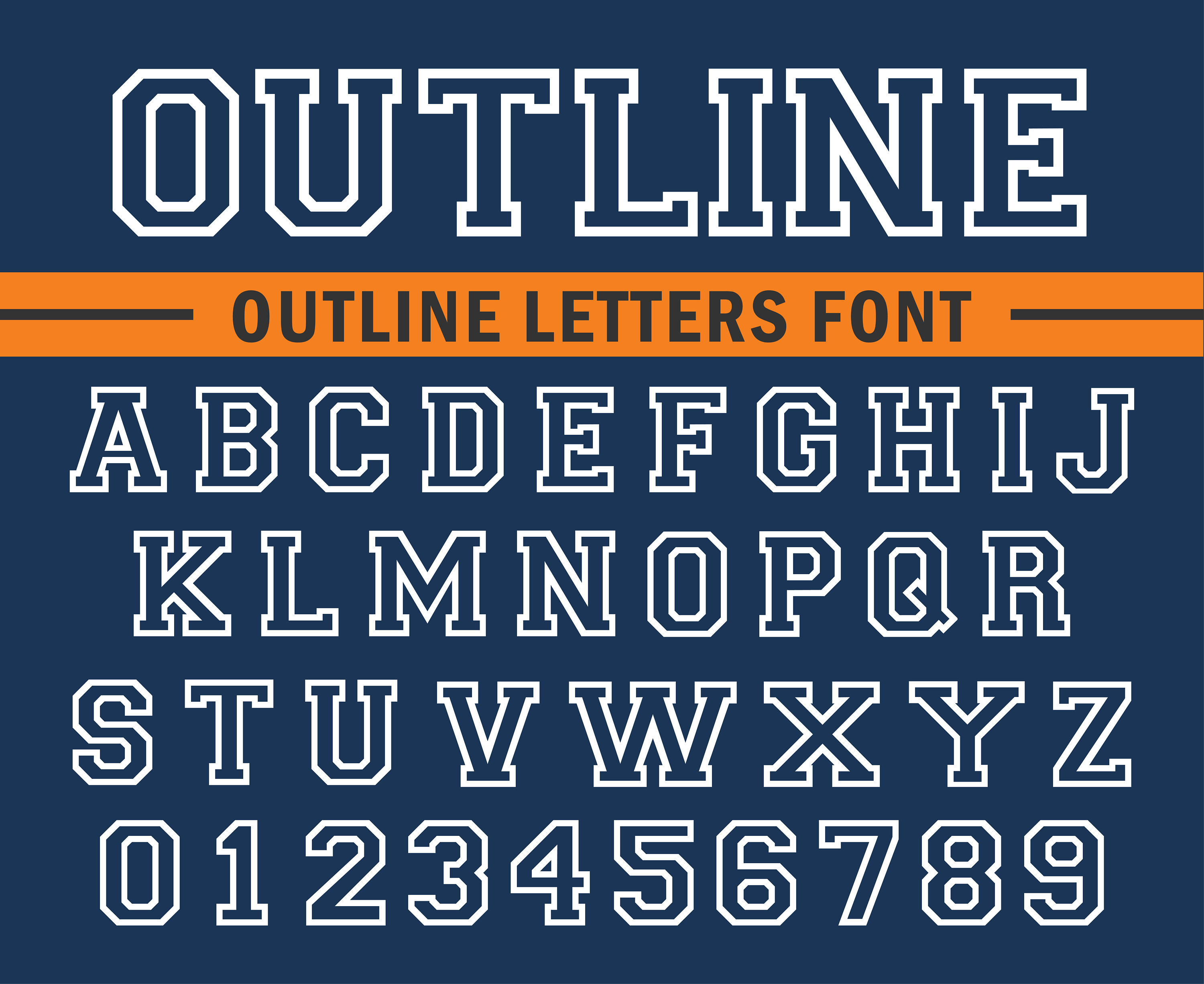cool block letter fonts