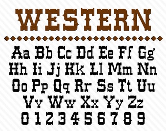 Western Font Wild West Font Old West Font Western Font Styles Cowboy Fonts Old Western Font Cowboy Western Font Western Script Cowgirl Font