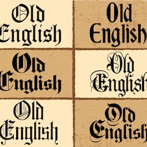 Old English Font Celtic Font Gaelic Font Old English Style Font Old English Letters Old English Alphabet Old English Font Cricut