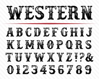 Western Font Wild West Font Old West Font Western Font Western Font Styles Cowboy Fonts Western Font Western Font Western Schrift