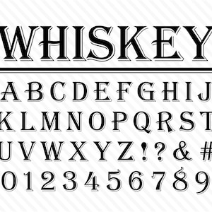 Whiskey Font vintage Whiskey Font Old Whiskey Font Whiskey Label Font Whiskey Style Font Whiskey Font Cricut Scotch Font Bourbon Font
