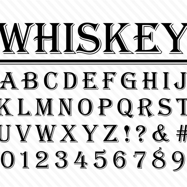 Whiskey Font Vintage Whiskey Font Old Whiskey Font Whiskey Label Font Whiskey Style Font Whiskey Font Cricut Scotch Font Bourbon Font