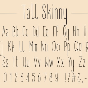 Tall Schriftart Skinny Font Thin Font Tall Skinny Font Tall Letters Font Thin Script Font Slim Font Tall Thin Font Thin Modern Font Cricut