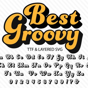 Groovy Schriftart Retro Groovy Schriftart Groovy Script Schriftart Shadow Schriftart Happie Groovy Schriftart Groovy Alphabet Groovy Letter Schriftart Groovy Cricut Schriftart