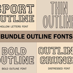 Outline Lettertype Outline Letters Hollow Font Vetgedrukte Outline Font Block Outline Font Lettertype Met Outline Letters Holle Letters Font Outline Script
