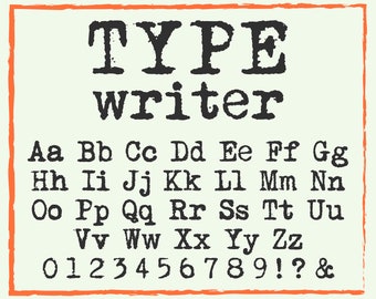 Typewriter Font Type Font American Typewriter Font Old Typewriter Font Vintage Typewriter Font Typewriter Cricut Font Typewriter Script