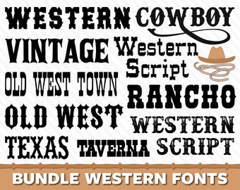 Western Font Wild West Font Old West Font Western Font Styles Cowboy Fonts Old Western Font Cowboy Western Font Western Script Country Font