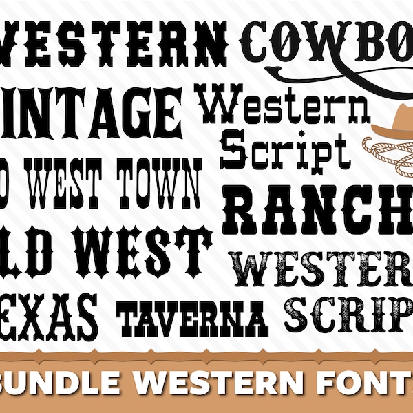 Western Font Wild West Font Old West Font Western Font Styles Cowboy Fonts Old Western Font Cowboy Western Font Western Script Country Font