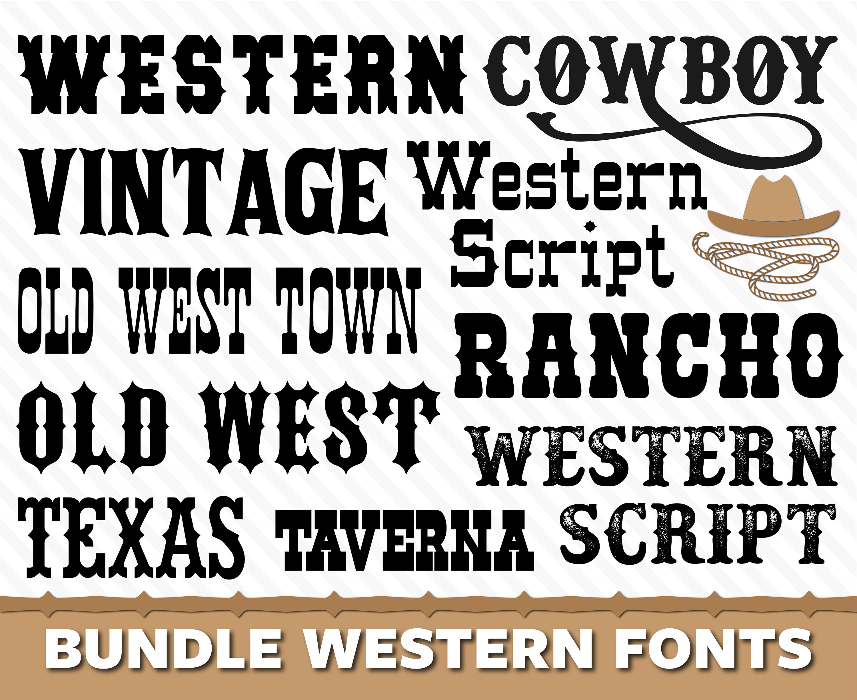 Western Font Wild West Font Old West Font Western Font Styles - Etsy ...