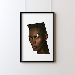 Grace Jones Retro Print | Wall Art, Iconic Grace Jones, Powerful Woman, Pop Art, 80s Grace Jones, Retro Wall Art, Music Legend