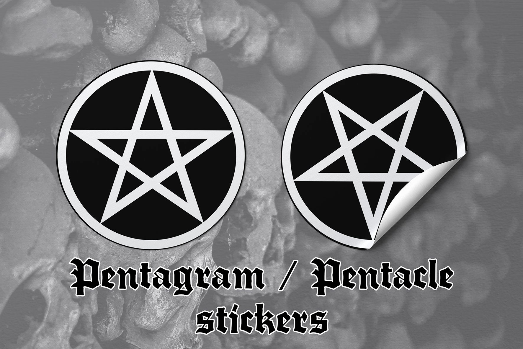 Gothic Stickers Goth Stickers Witchy Stickers Witchcraft 