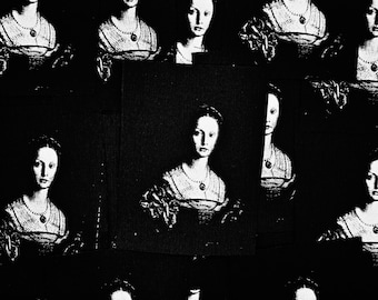 Naszywka z nadrukiem sitodrukowym Elizabeth Bathory | Okultystyczny Horror Punk Black Metal Gotycki Morbid Macabre