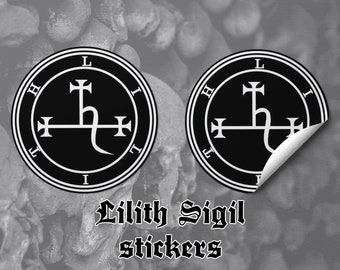Lilith Sigil occulte sticker